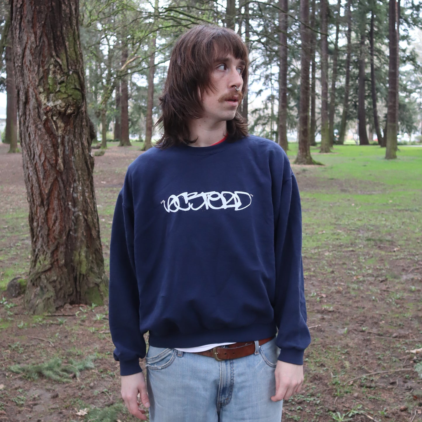Vintage Navy Basterd Crewneck