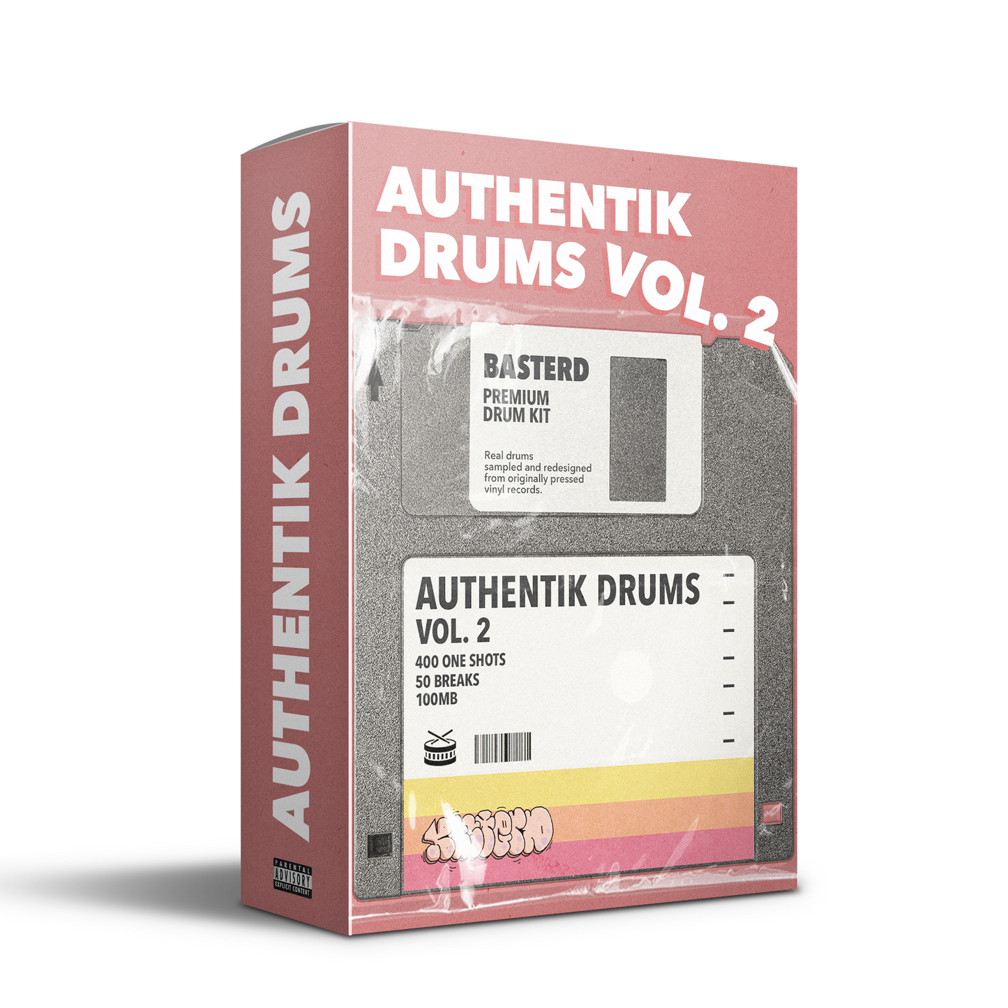 Authentik Drums Vol. 2 - Ultimate 90s Boom Bap Kit | Basterd Records