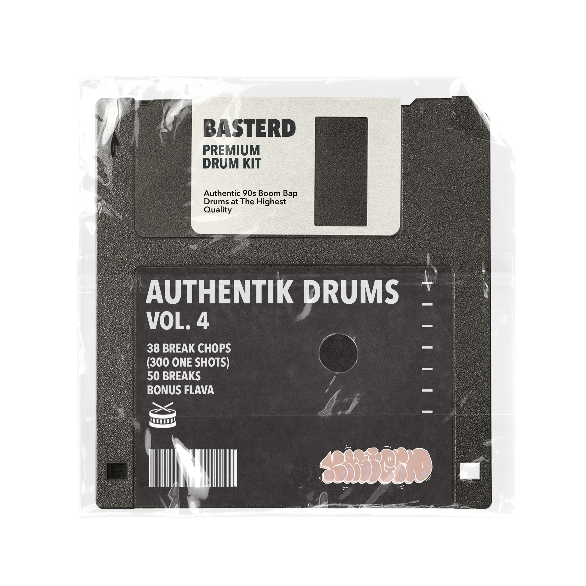 Authentik Drums Vol. 4 - Premier 90s Boom Bap Kit | Basterd Records