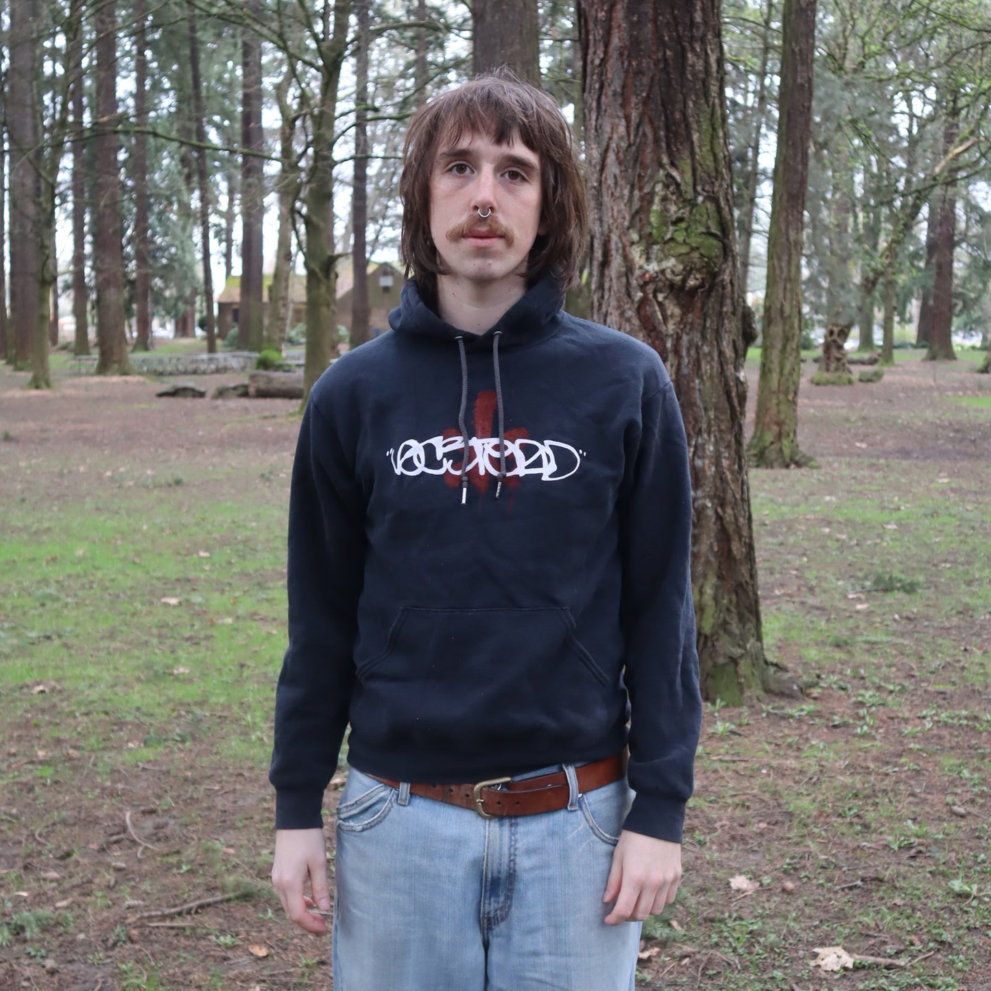 Vintage Basterd Logo Black Hoodie