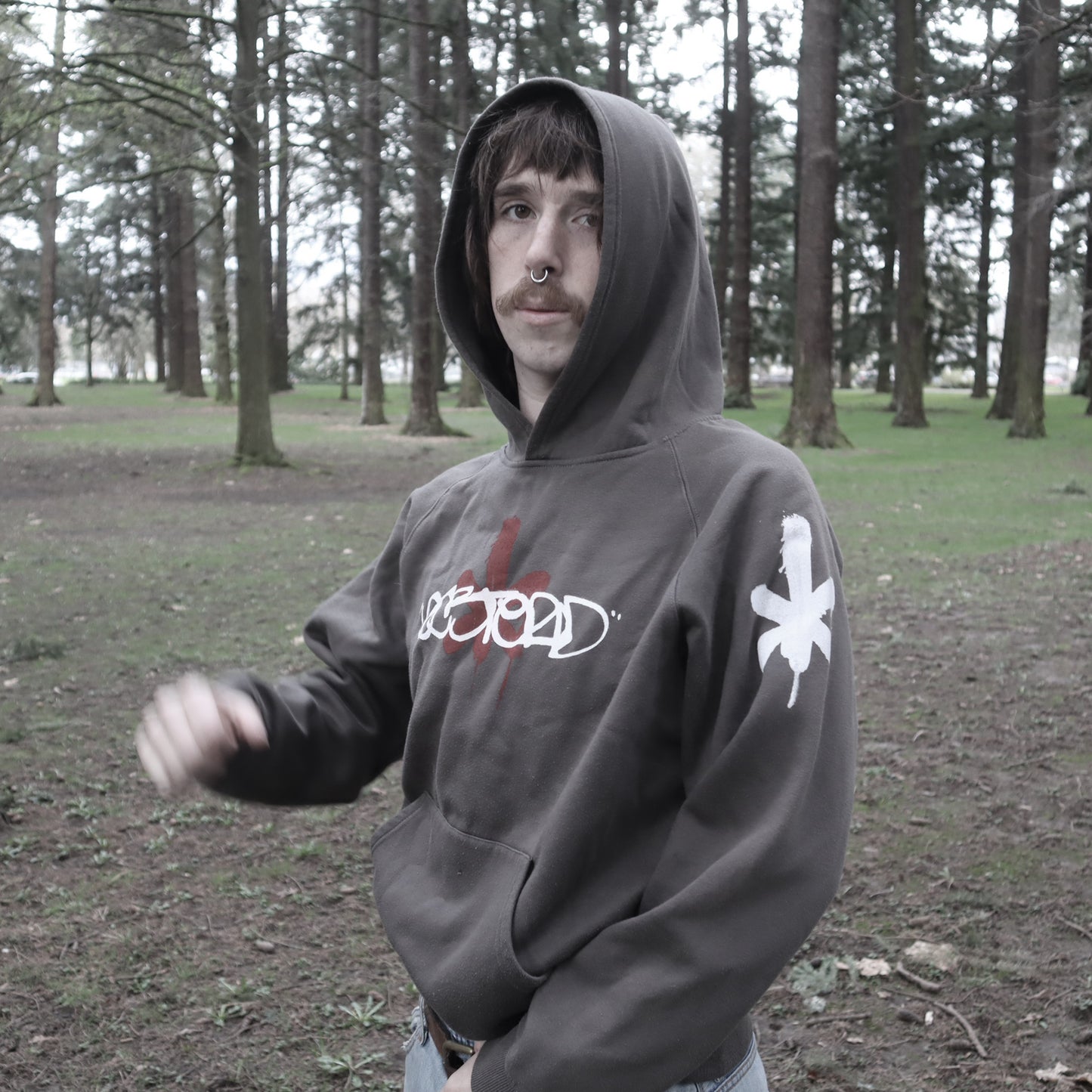 Basterd Grey Hoodie