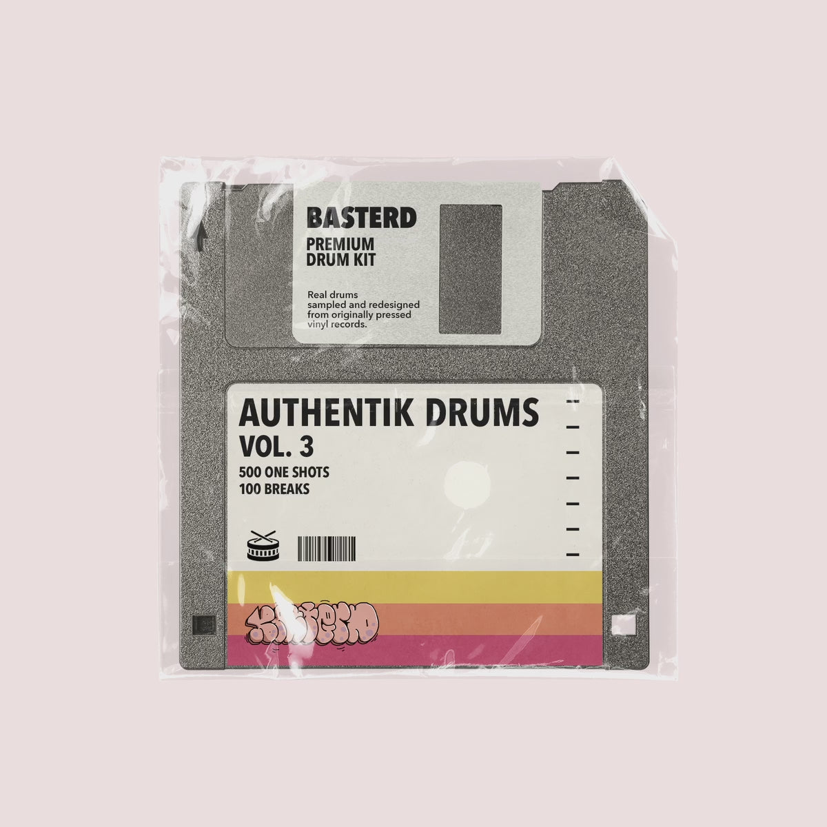 Authentik Drums Vol. 3 - Ultimate 90s Boom Bap Kit | Basterd Records